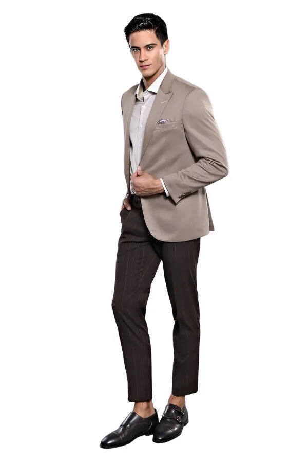 Beige Men's Jacket - Wessi