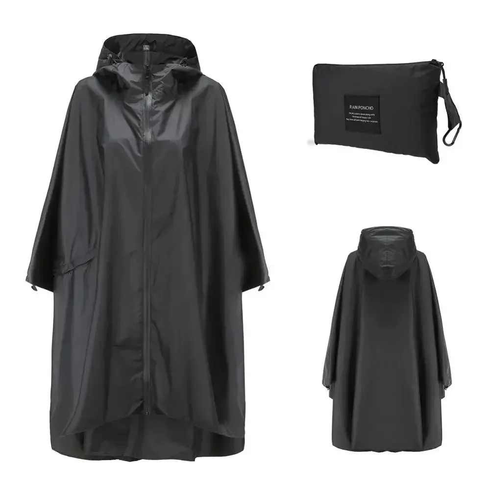 Breathable Lightweight Raincoat Ponchos Waterproof Wind