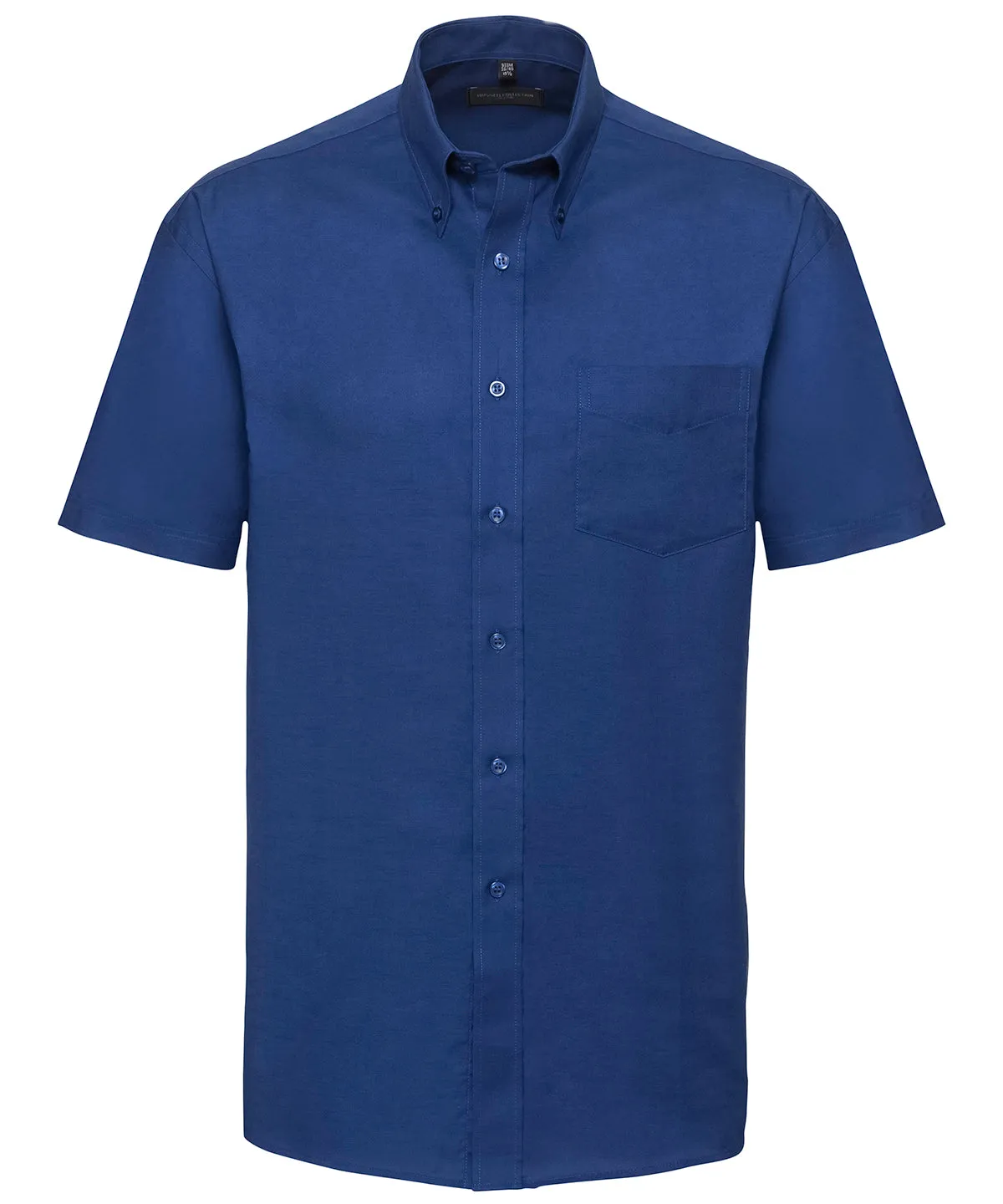 Bright Royal - Short sleeve easycare Oxford shirt