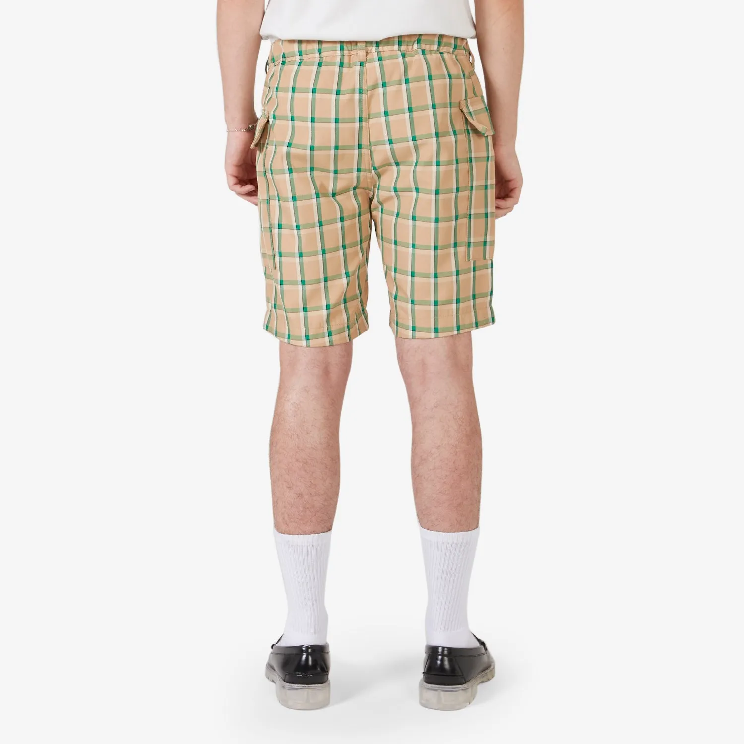 Cargo Shorts Green Check