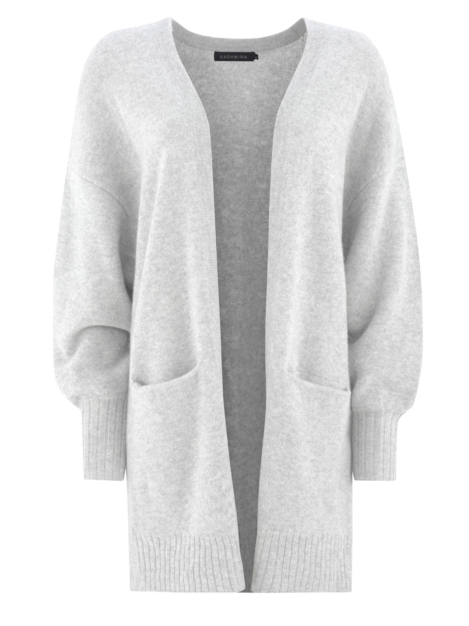 Cashmere cardigan "Lounge" - light grey