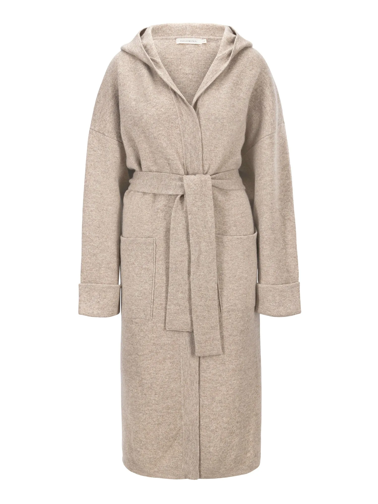 Cashmere coat "Nora" - toast