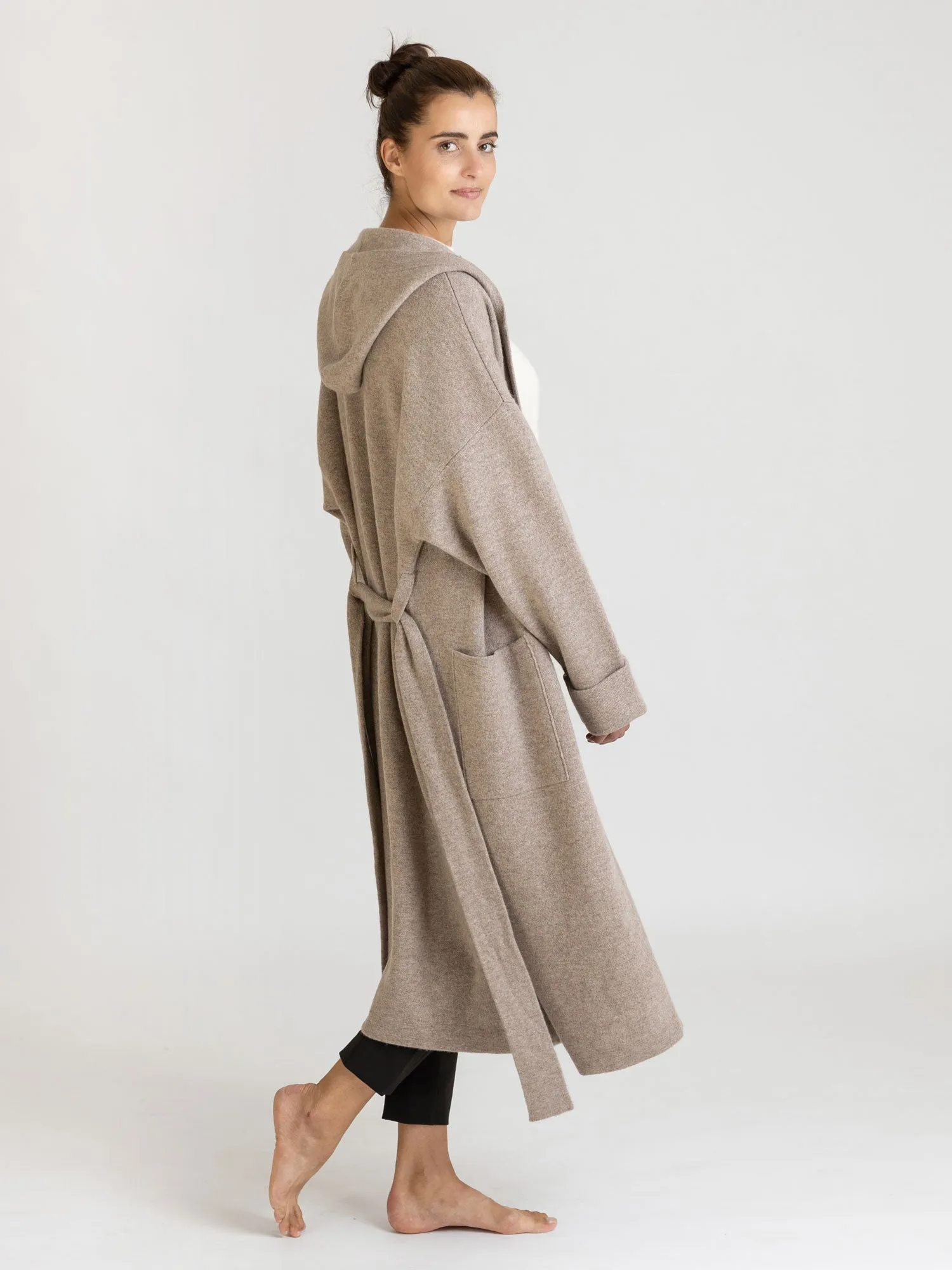 Cashmere coat "Nora" - toast