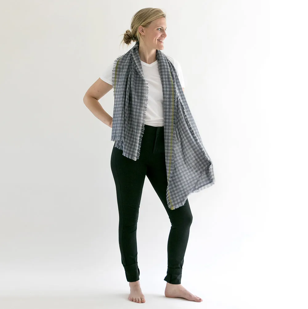 Cashmere scarf | Gingham