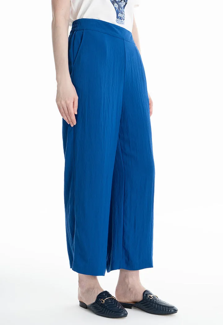 Choice Wide Leg Classic Trouser Indigo