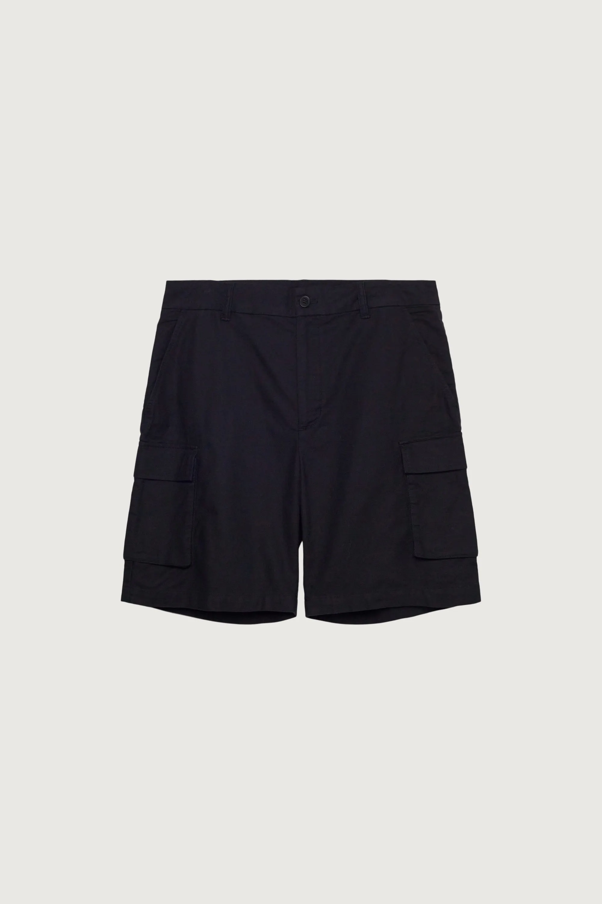 COTTON LINEN CARGO SHORT