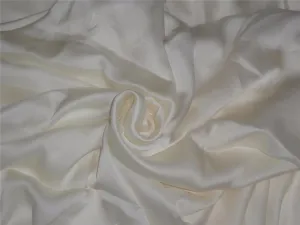 CREPE SATIN FABRIC 44" WIDE DARK IVORY COLOR 60 GRAMS