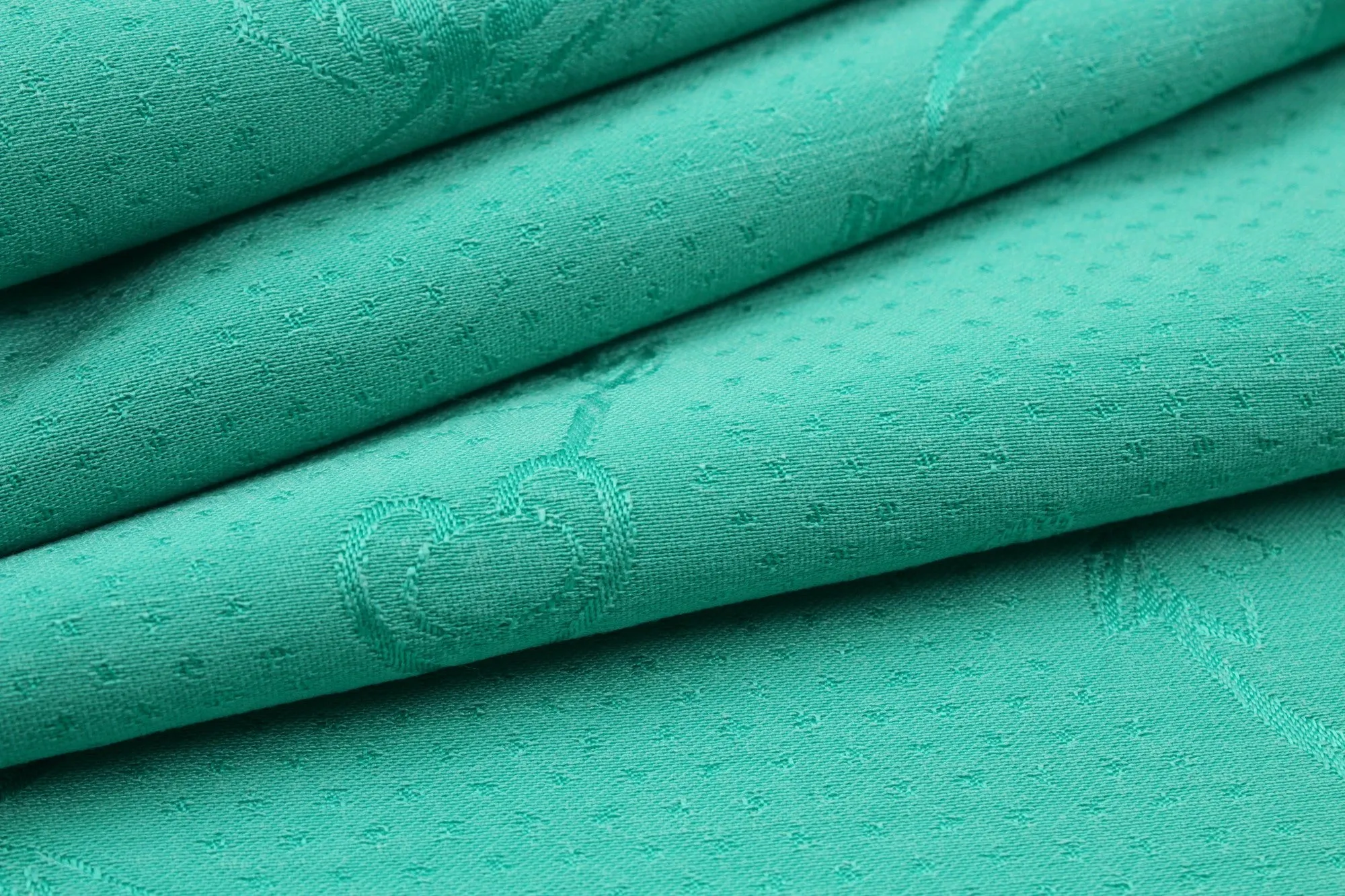 Cupro Viscose Decorative Jacquard - Sea Green - 16-5421 TPG