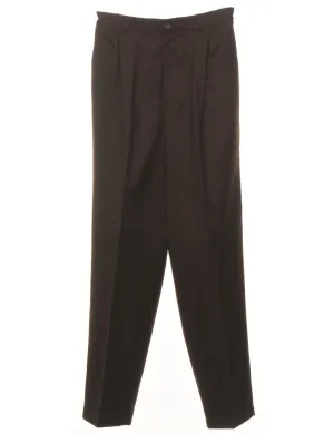 Dark Brown Classic Trousers - W26 L31