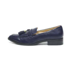 Dunion Loafers Leather Blue Colour For Women