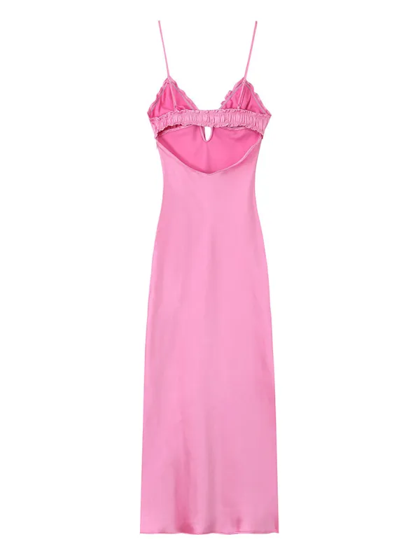 Elegant Pink Cocktail Dress