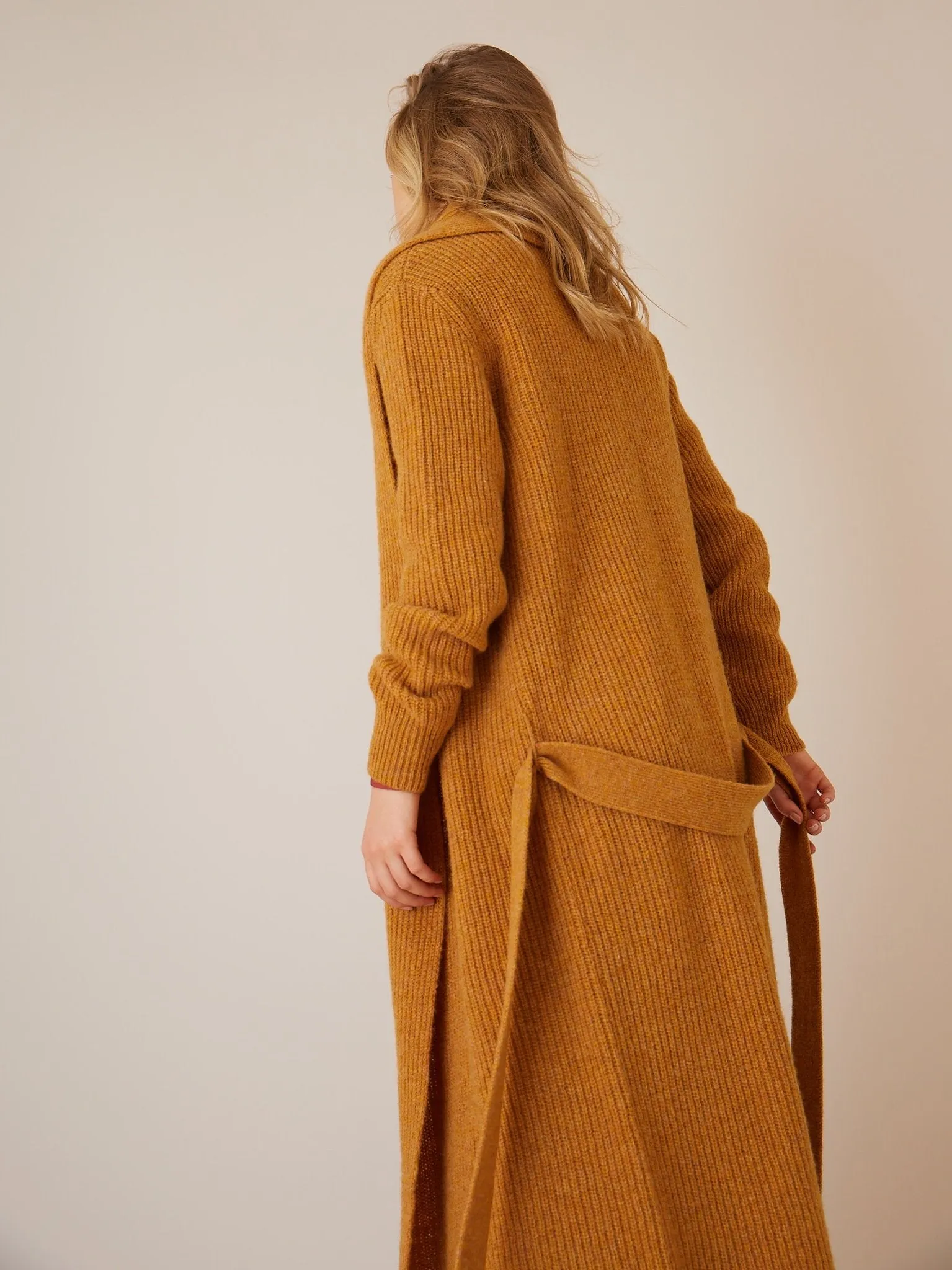 Ellis Cardigan Long - Marigold