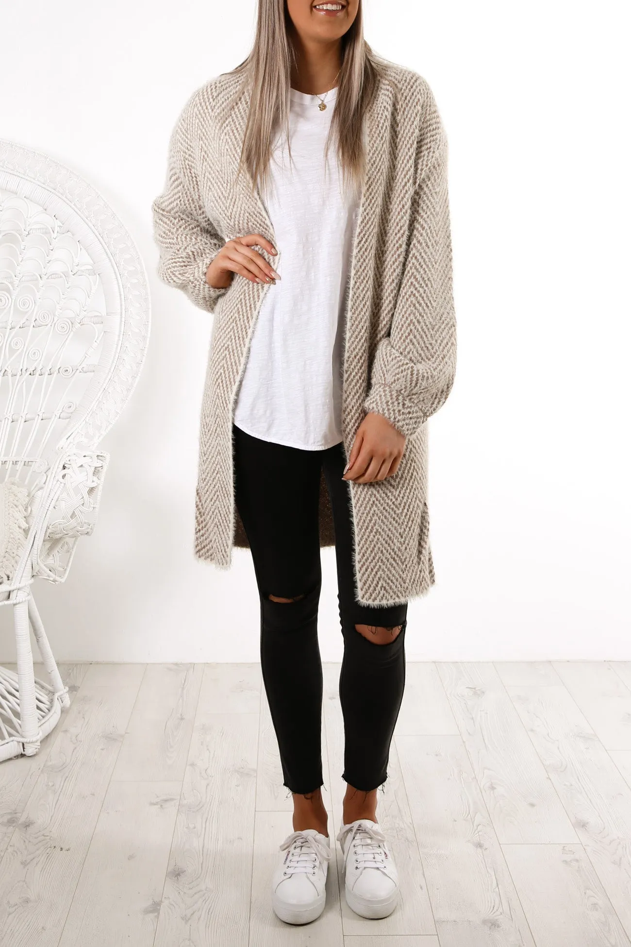 Elodie Cardigan Beige