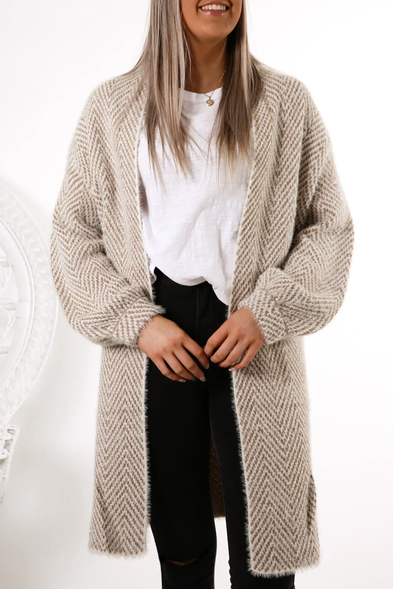 Elodie Cardigan Beige