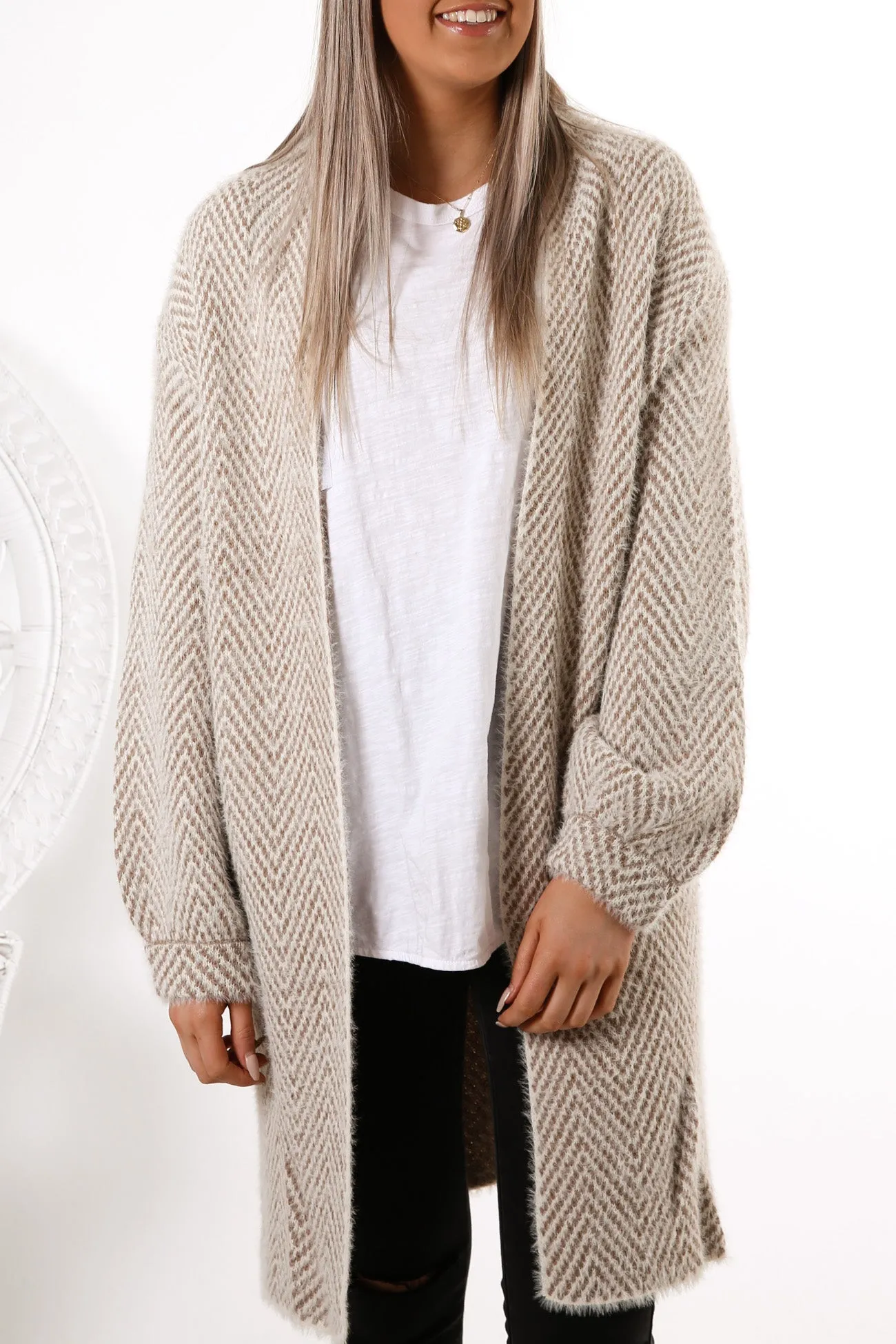 Elodie Cardigan Beige