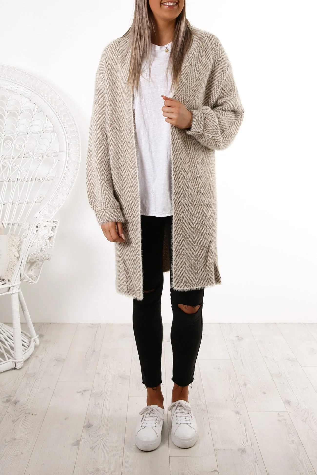 Elodie Cardigan Beige