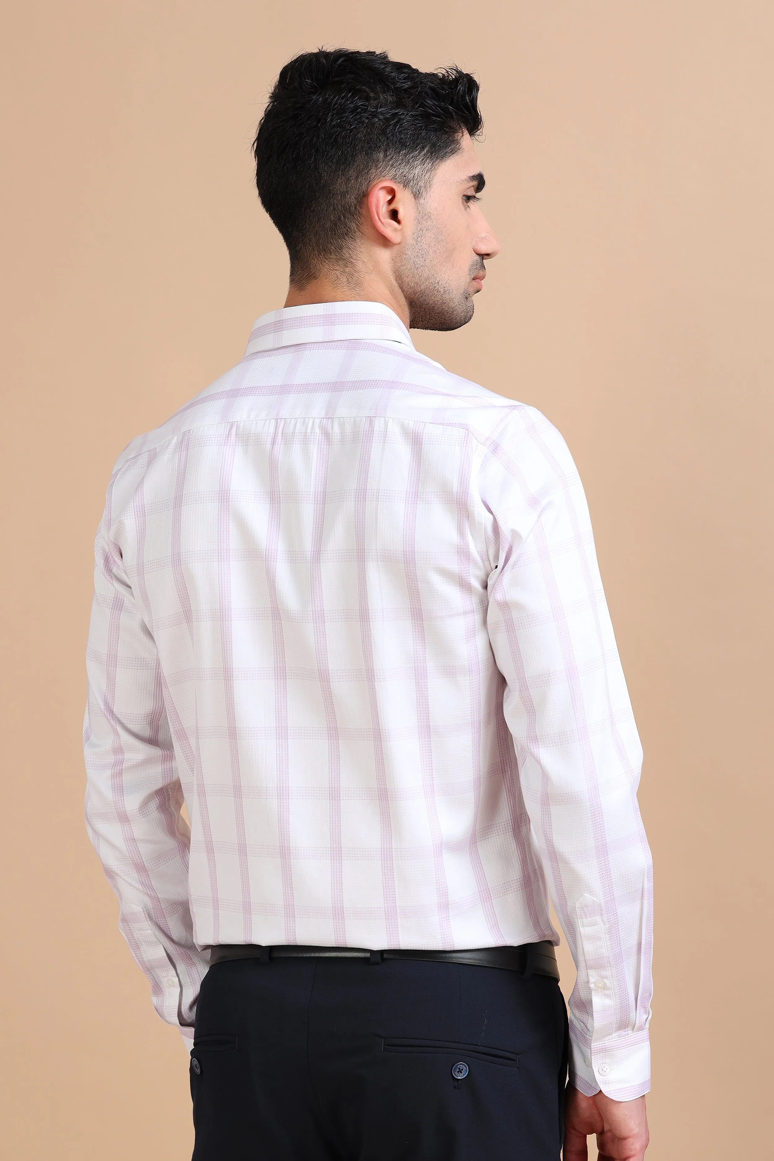 Executive Classic Rose Plaid Shirt