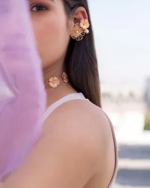 Floral Ear Cuff