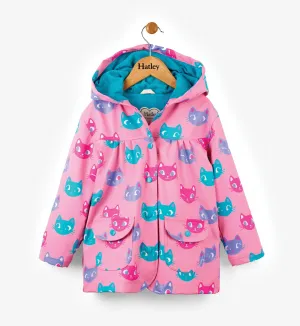 Hatley Rain Jacket - Silly Kitties