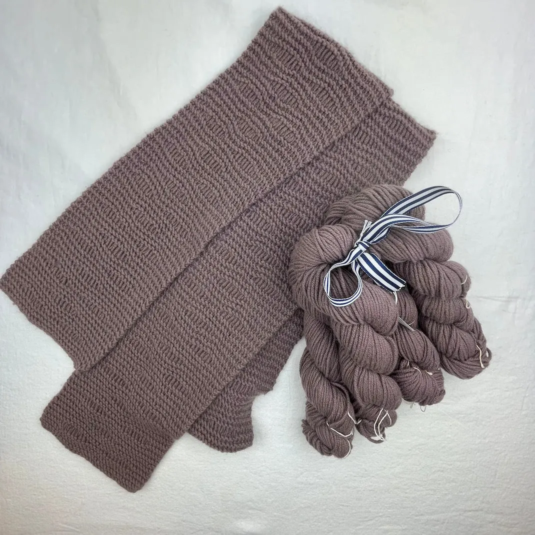 Jade Sapphire Cashmere Scarf Knitting Kit | Jade Sapphire 8 Ply Mongolian Cashmere & Knitting Pattern