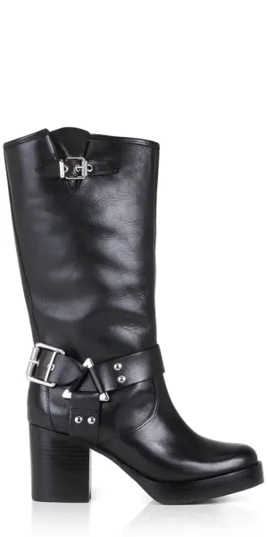 Kiara Block Atanado Leather Boot