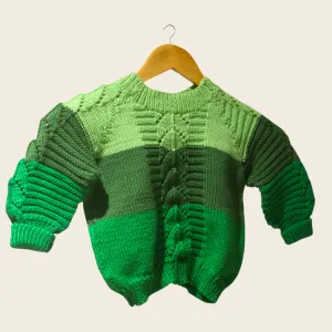 Kiki Baby Cardigan | Handknitted 100% Wool, Eco-Friendly, Timeless Comfort