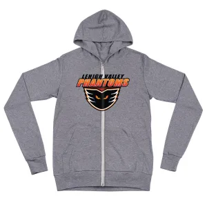 Lehigh Valley Phantoms Adult Primary Logo Full Zip Hoodie