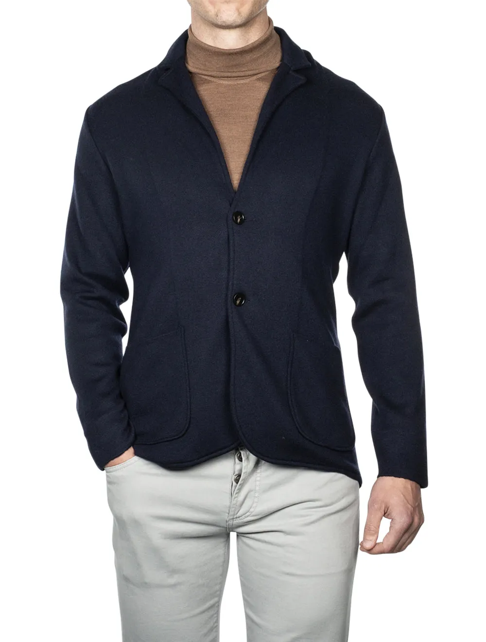 Light Cashmere Swacket Navy