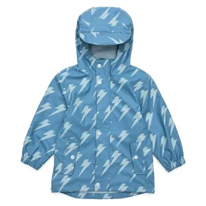 Lightning Bolt Recycled Waterproof Raincoat