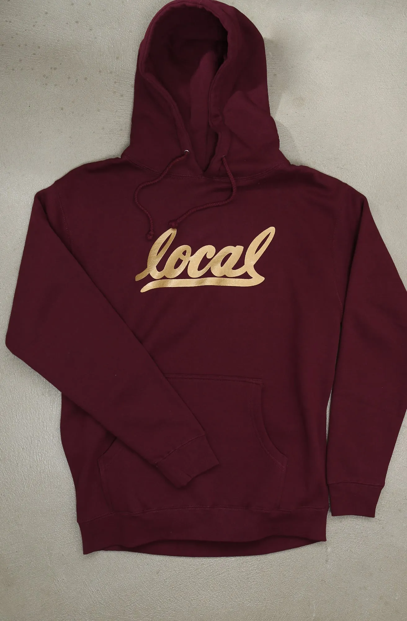 Local II (Men's Maroon Hoody)