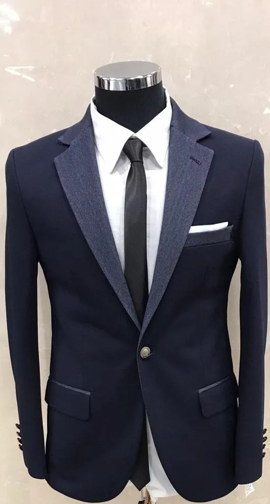 Men's Blazer Slim Fit Two Tone European | 5006