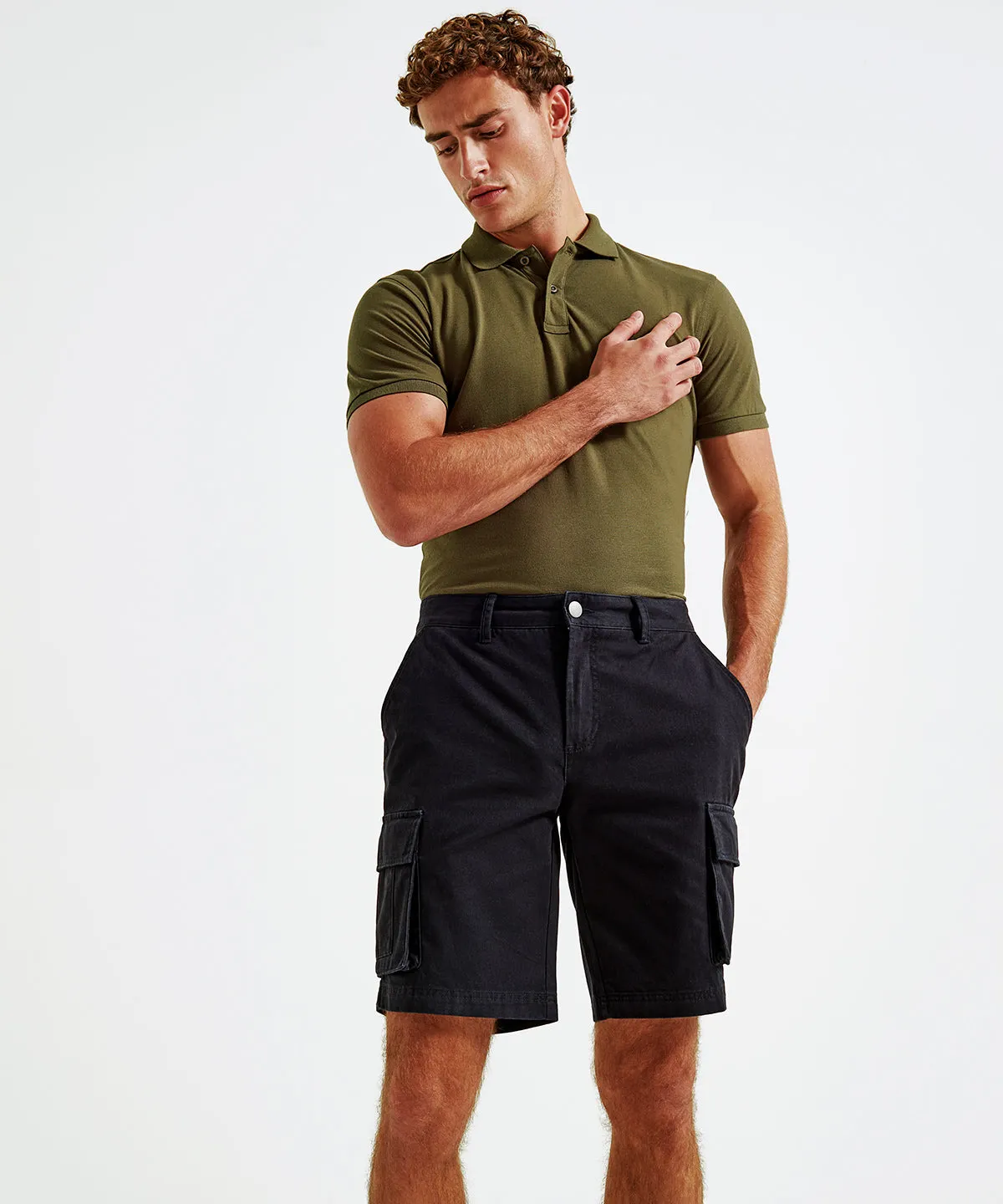 Mens cargo shorts | Khaki