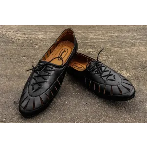 Men's Stylish and Trendy Black Solid Synthetic Casual Loafers