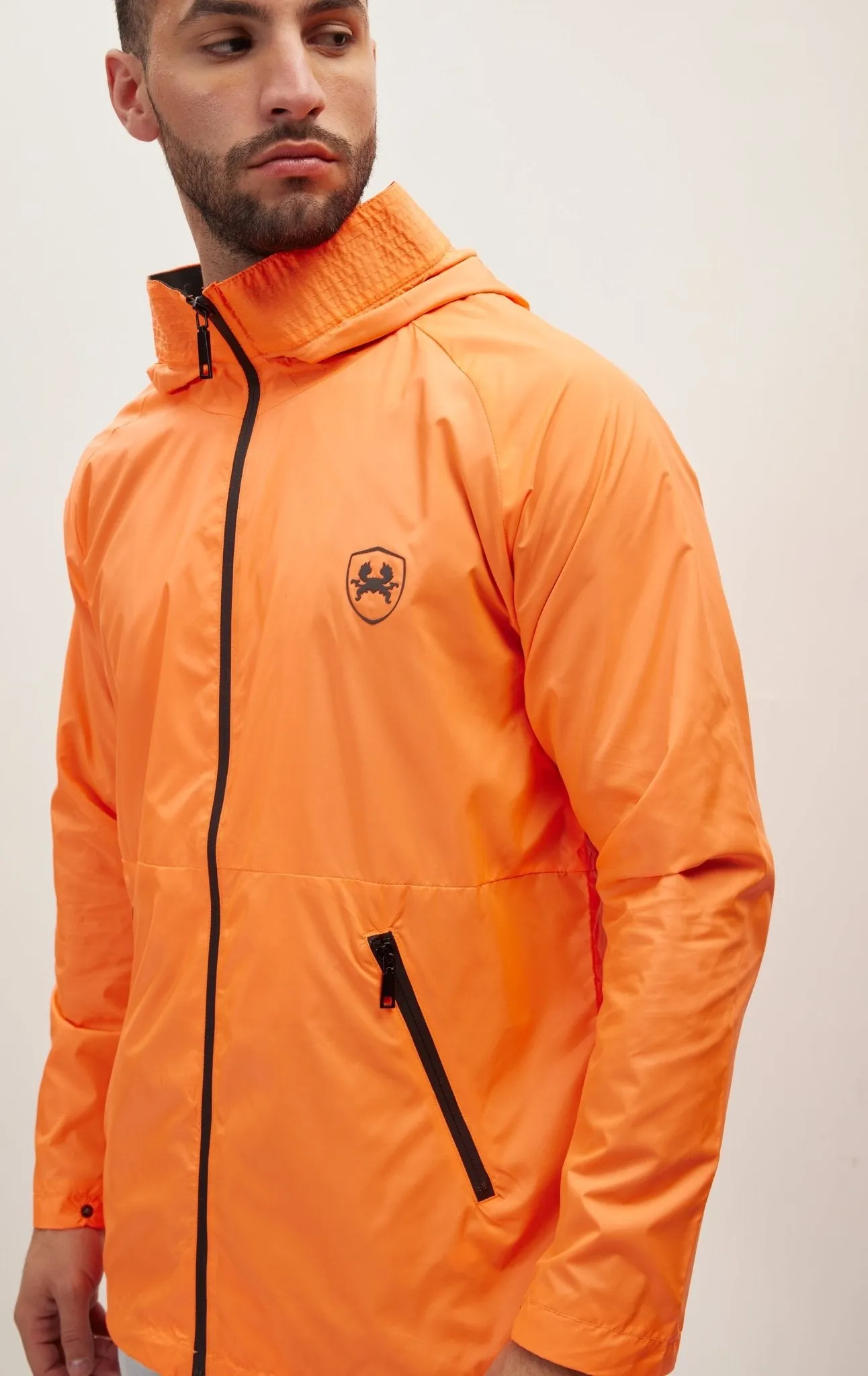 Modern Rain Coat Neon - Orange