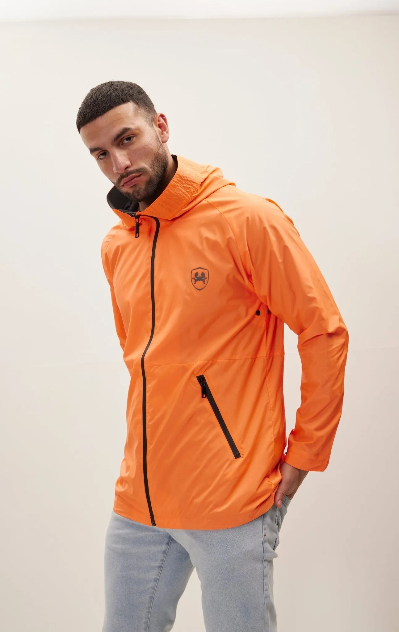 Modern Rain Coat Neon - Orange