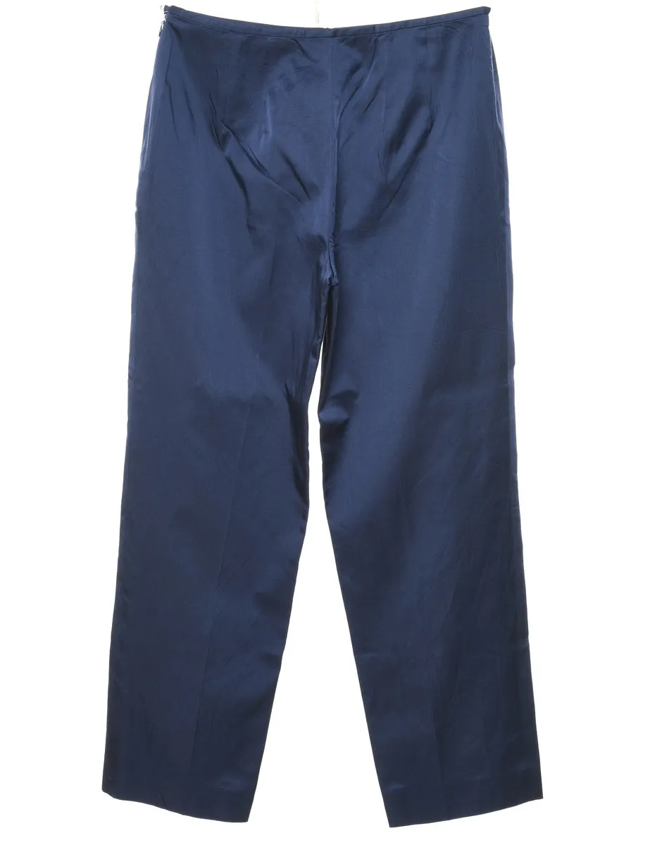 Navy Casual Classic Trousers - W30 L26