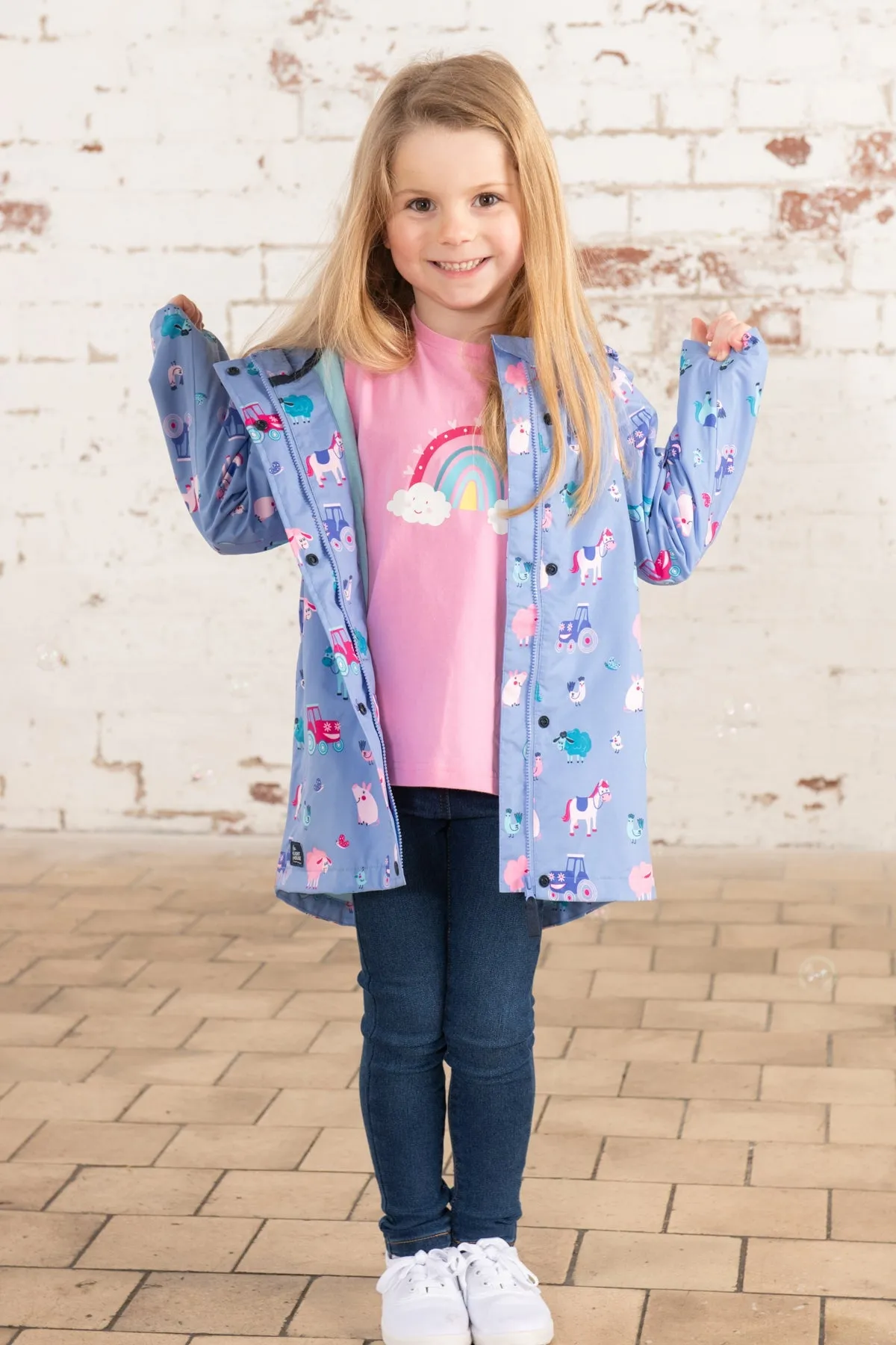 Olivia Jacket - Lilac Farm Print