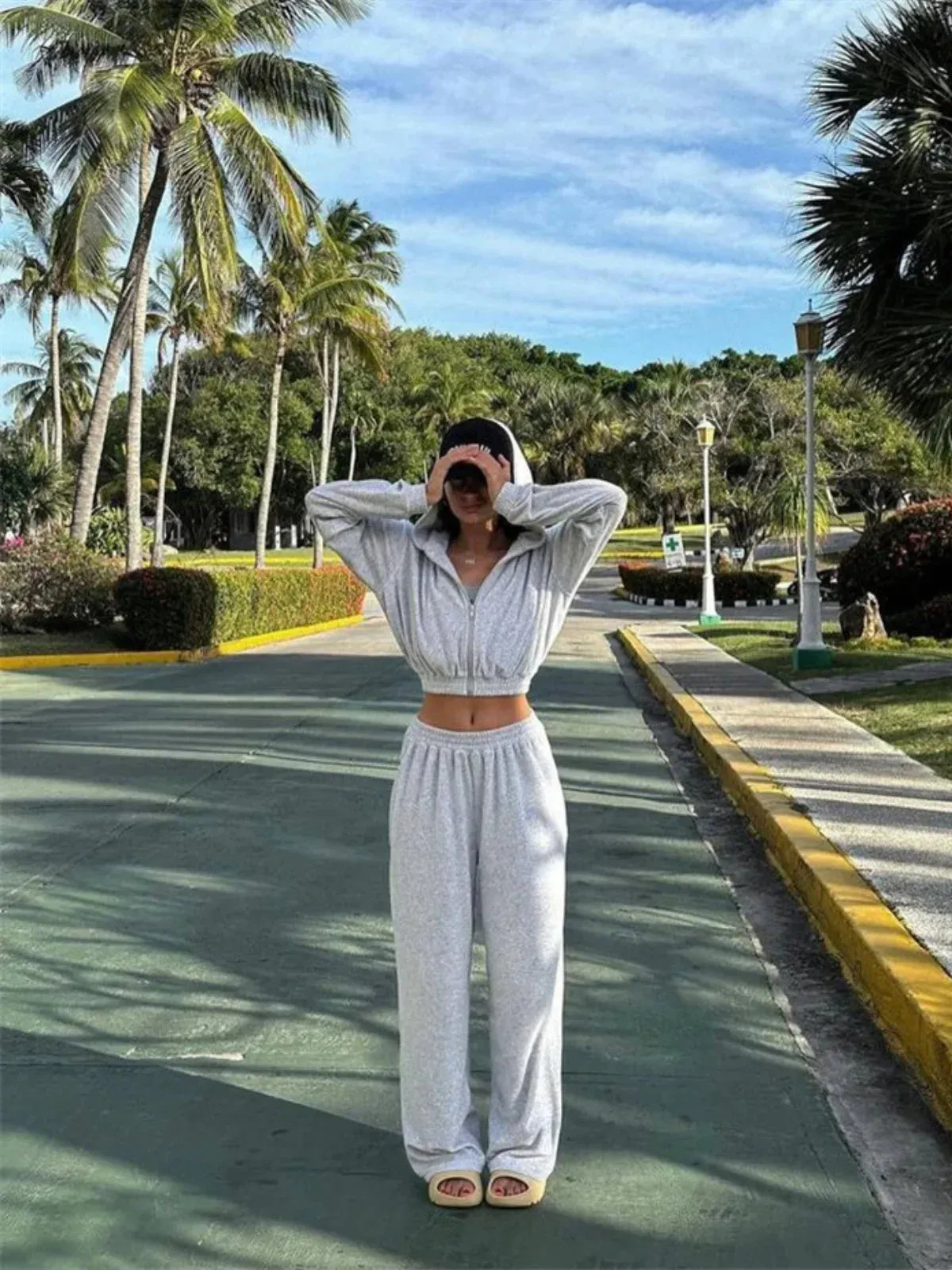 Oversized Hoodie & High-Waist Lounge Set