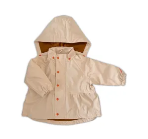 Peachy Pink Puddle Duck Kids Raincoat