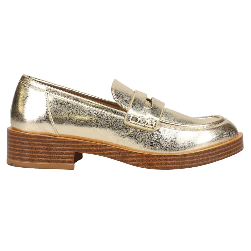 Porter Metallic Loafers