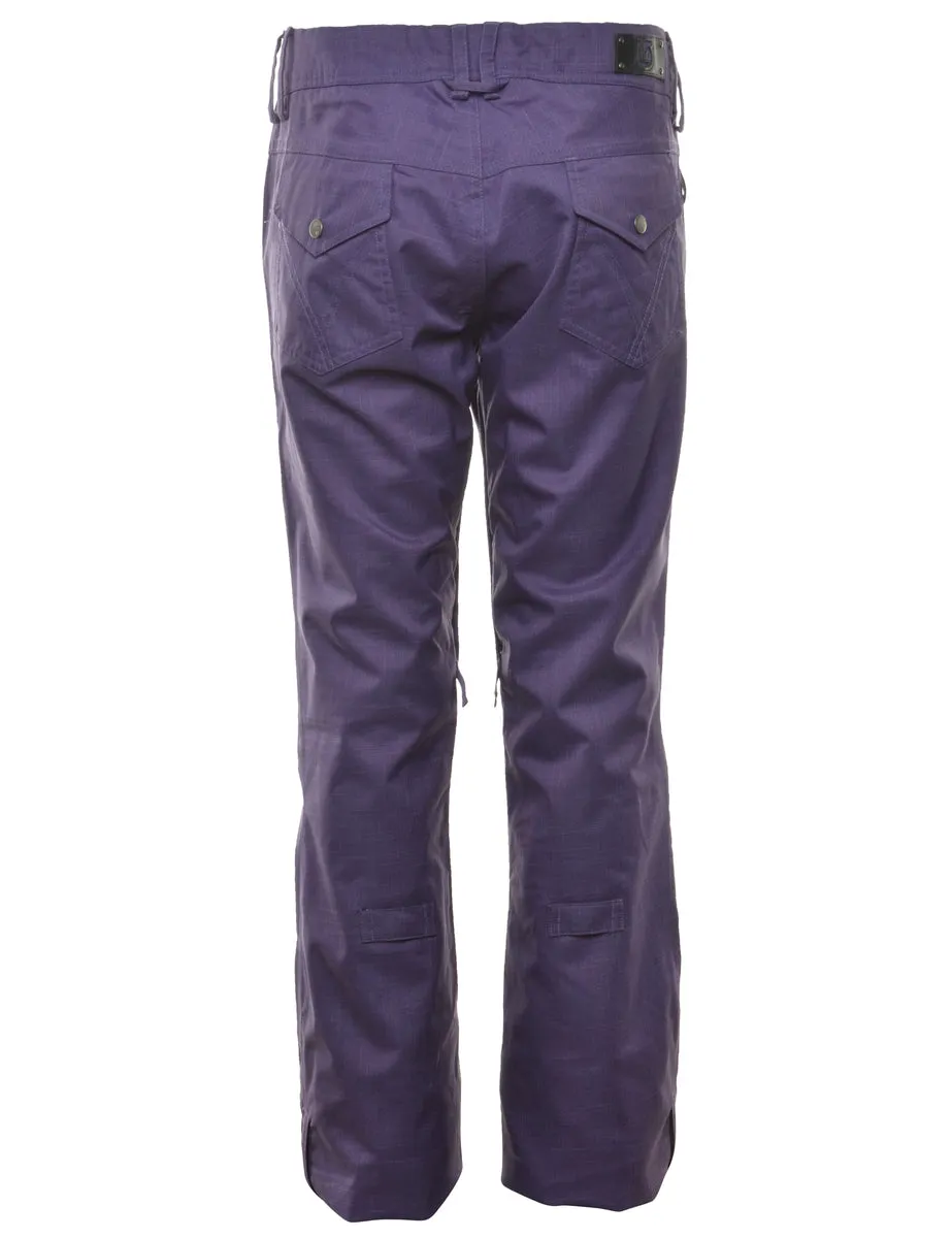 Purple Classic Ski Trousers - W32 L32