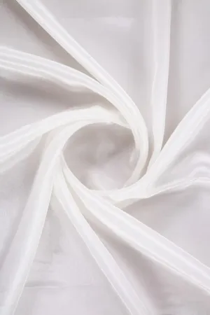 Ready to Dye White Natural Organza Satin