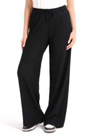 Ribbed Wide Leg Pants