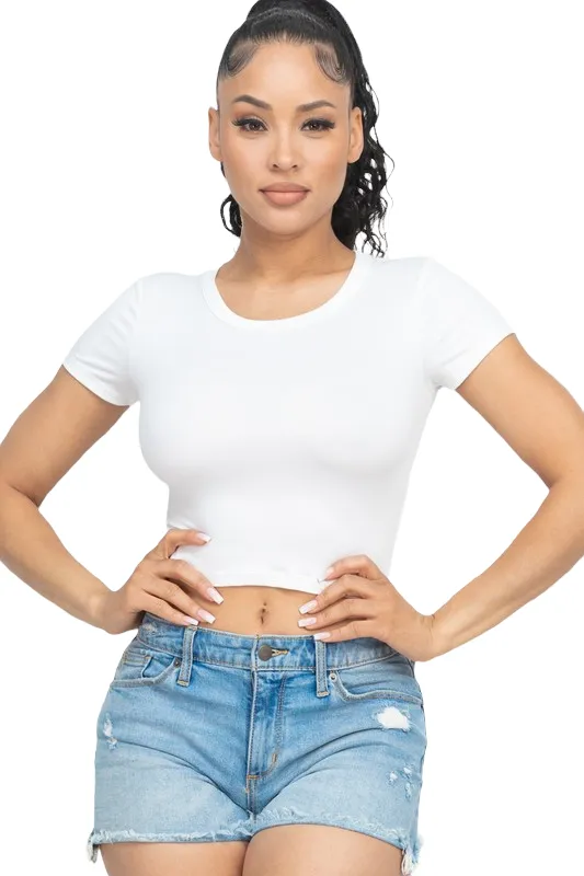 Shei Royal Blue Crop Top