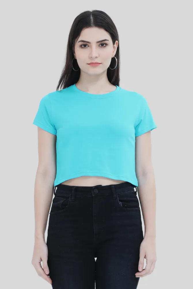 SkyBlue Crop Tops for women