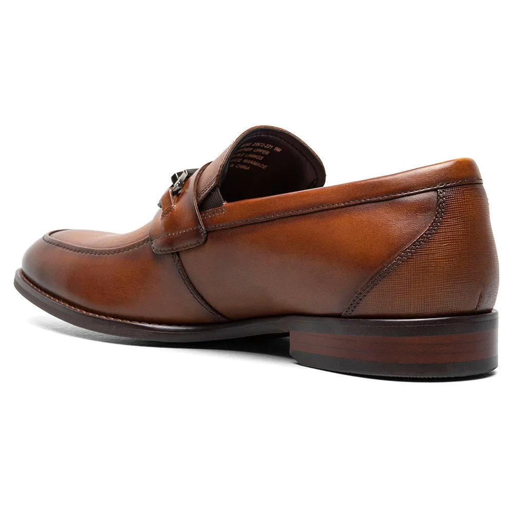 Stacy Adams Kaylor Cognac Moc Toe Bit Slip On Shoes