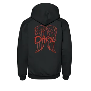 The Walking Dead Wings Sketch Kids Hooded Sweatshirt