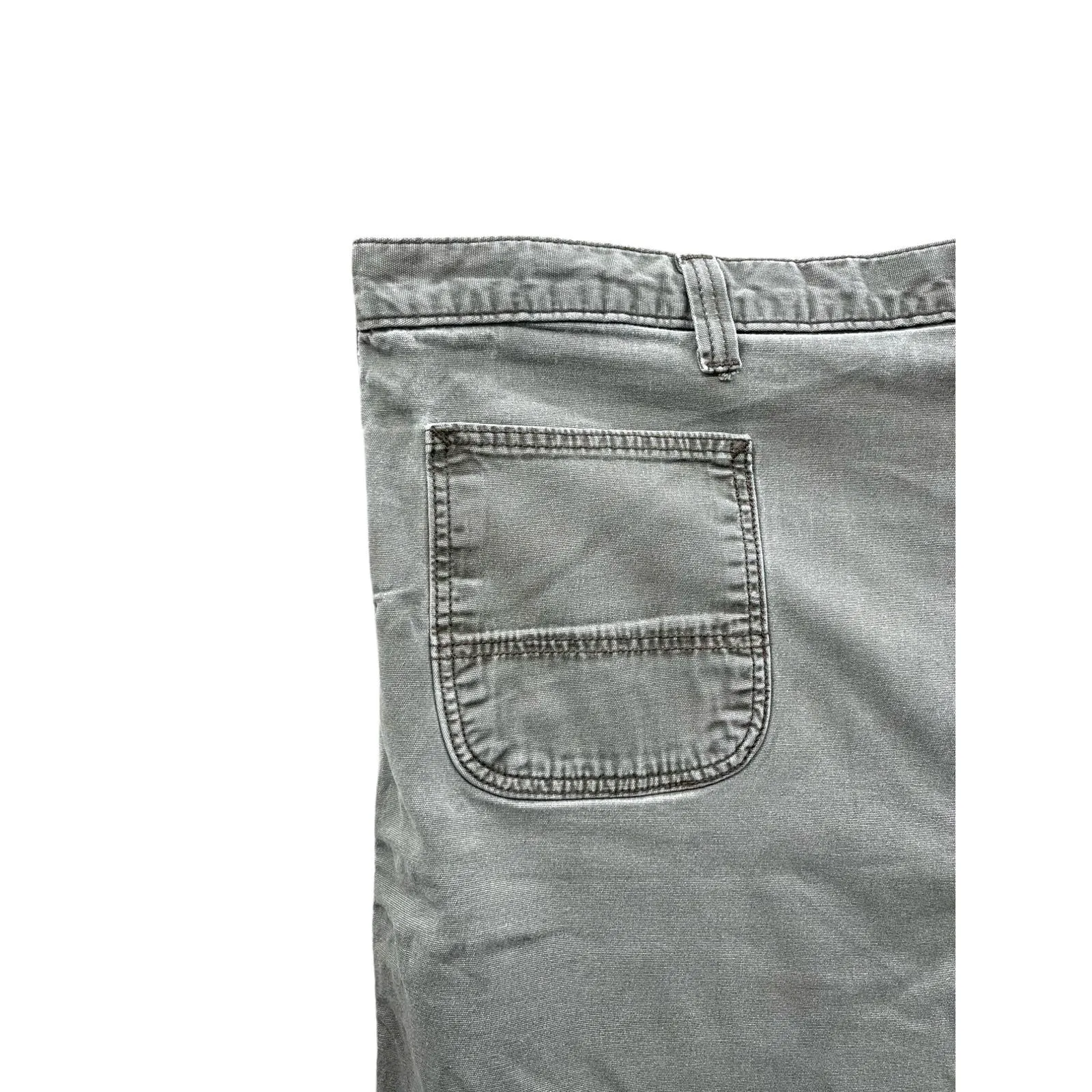 Vintage Carhartt Light Gray Relaxed Fit Utility Cargo Shorts