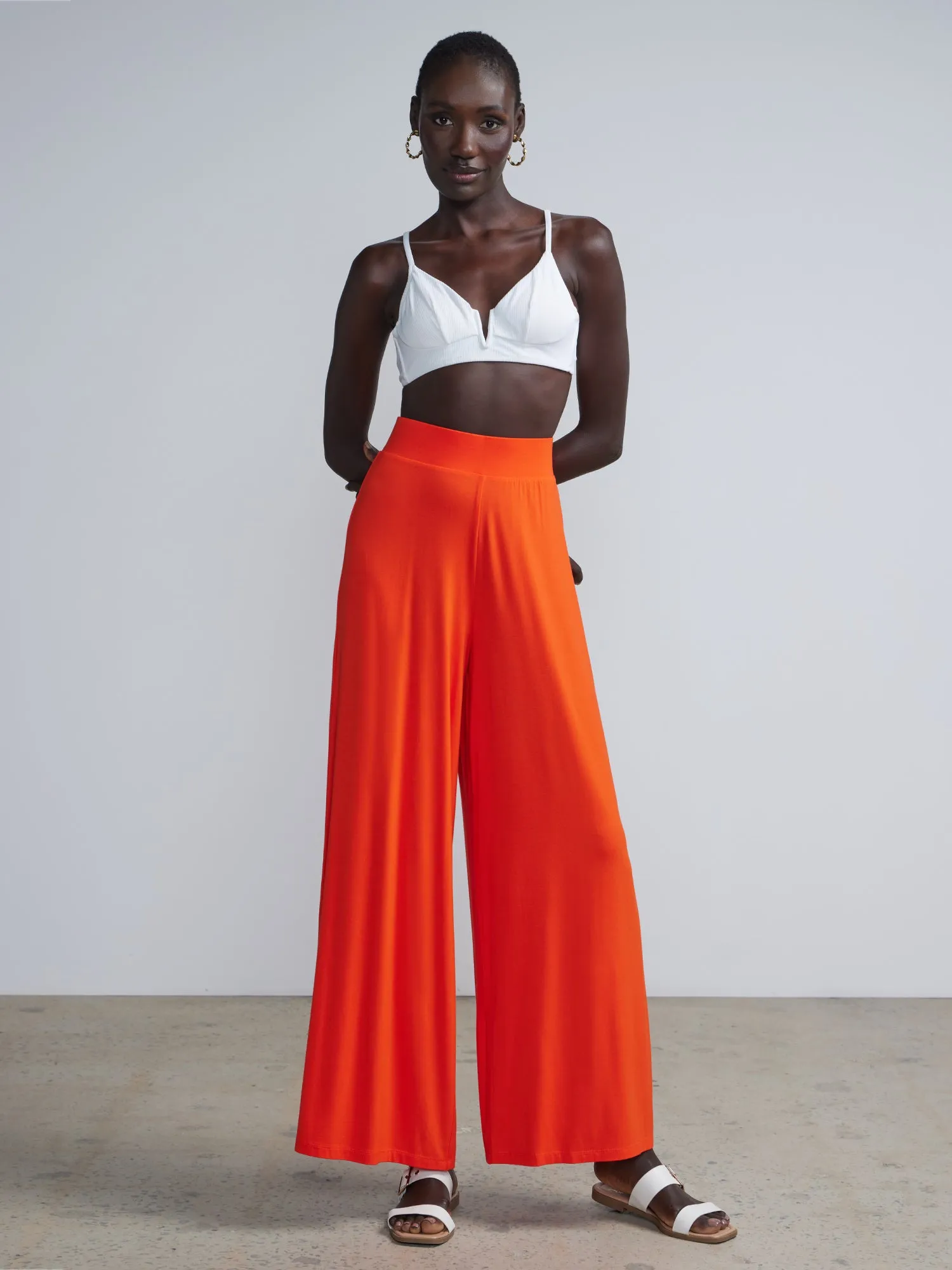 Wide Leg Palazzo Pants