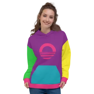 Women's Hooded Sweatshirt - Neon